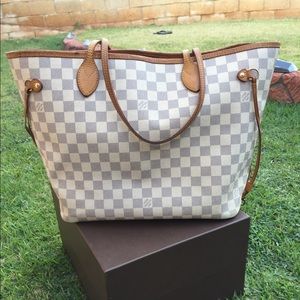 Louis Vuitton Neverfull MM Damier Azur